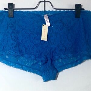 Cacique blue lace undergarment size 24W new w/ tag